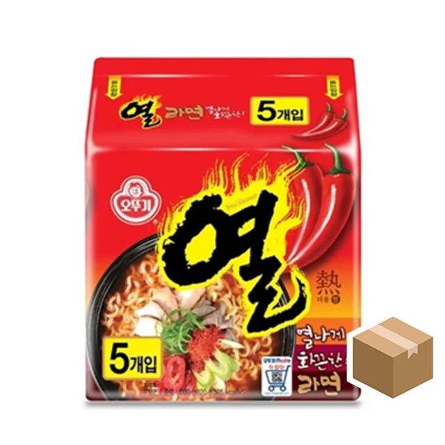 오뚜기 열라면 멀티팩 120gX5봉X8개 대용량