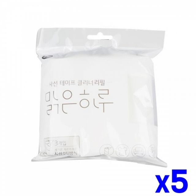 WL 강력 테이프크리너 리필 12CMx3M x5개 청소용품