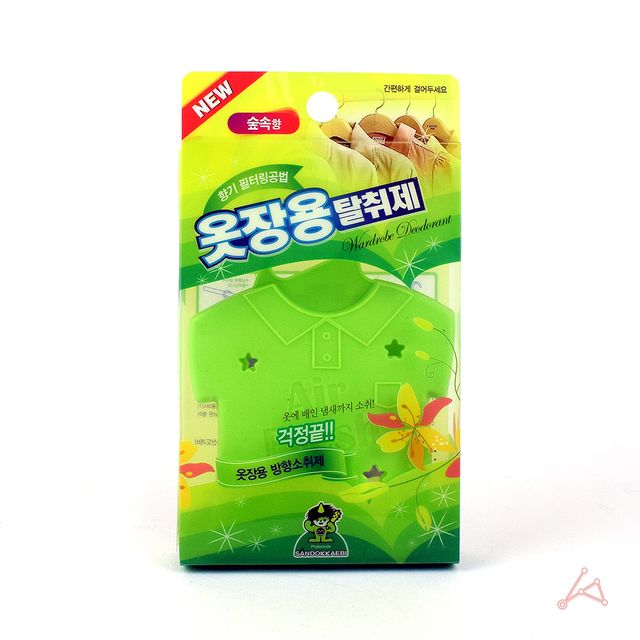 장롱 옷방 옷장탈취제 1p 옷냄새제거 숲속향 탈취제