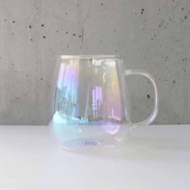 유리컵 머그잔 오로라컵 유리잔 내열컵 물컵 550ml