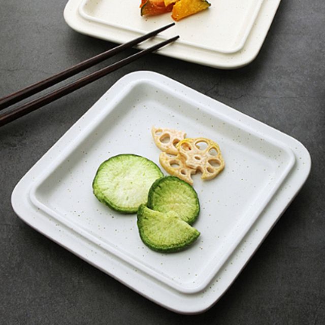 사각접시 2color 디저트그릇 디저트접시 예쁜식기 플레이팅접시 카페그릇