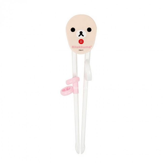 교정용 핑크 얼굴 디자인 어린이 학습 젓가락