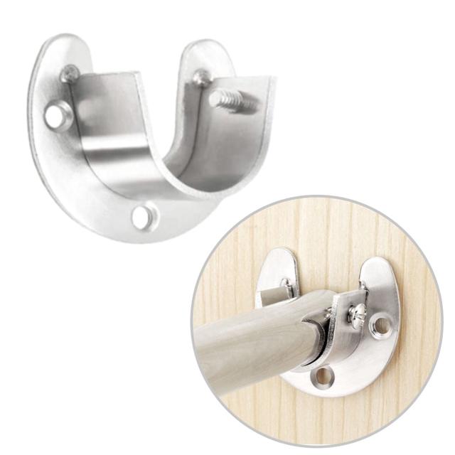 U형 옷봉소켓 옷걸이봉 받침대 브라켓 32mm