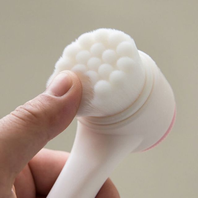 관리용크렌징브러쉬 지성피부 거품 세안 트러블 실리콘양면브러쉬