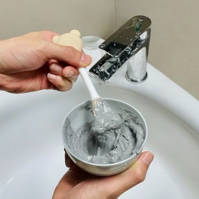 모공브러쉬 실리콘 양면 세안 팩 브러쉬