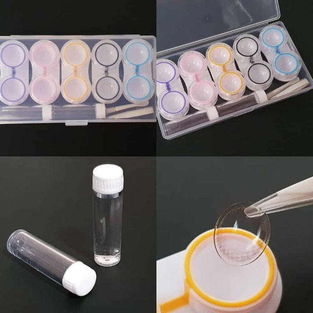 써클렌즈 케이스 렌즈케이스세트 렌즈보관통