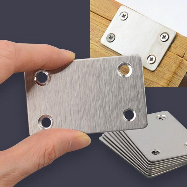 사각평철 40x60mm 10P 가구리폼수리 고정쇠 DIY꺽쇠