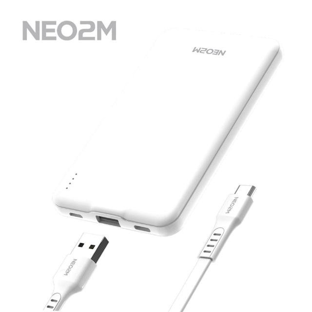 NEO2M 슬림핏 보조배터리 5000mAh C타입 케이블 포함