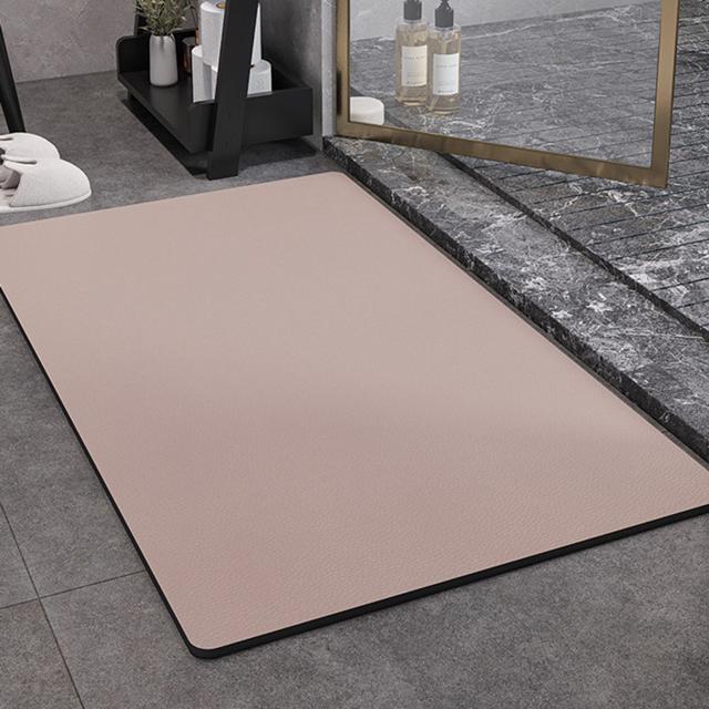 규조토 물기흡수 욕실 매트 40x60 내추럴 브라운