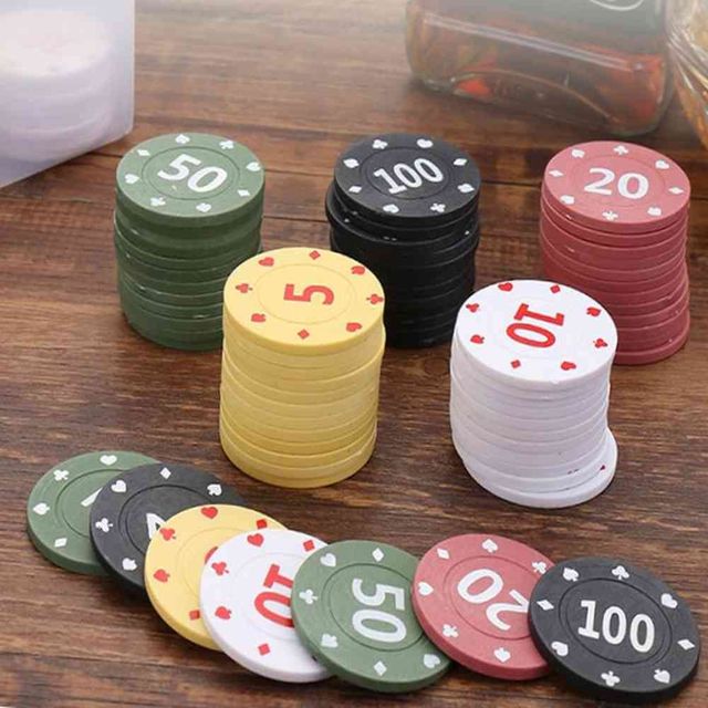 숫자형 포커칩 100p 코인칩