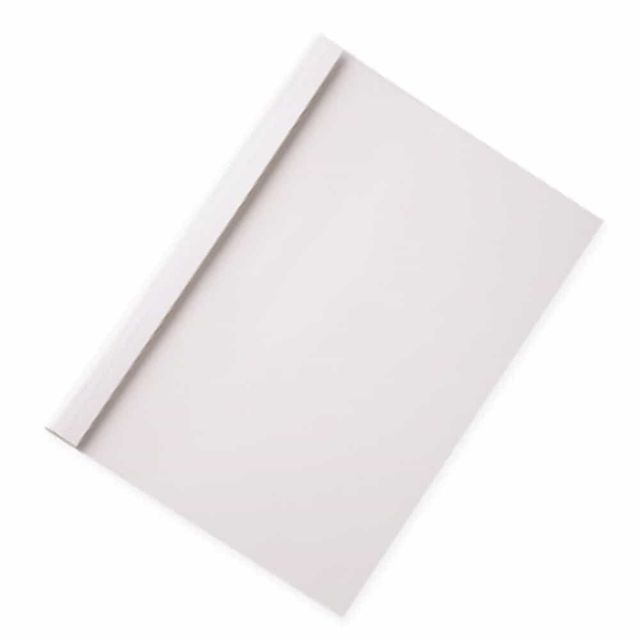 A4 열제본 표지 15mm 흰색 책표지 종이제본표지