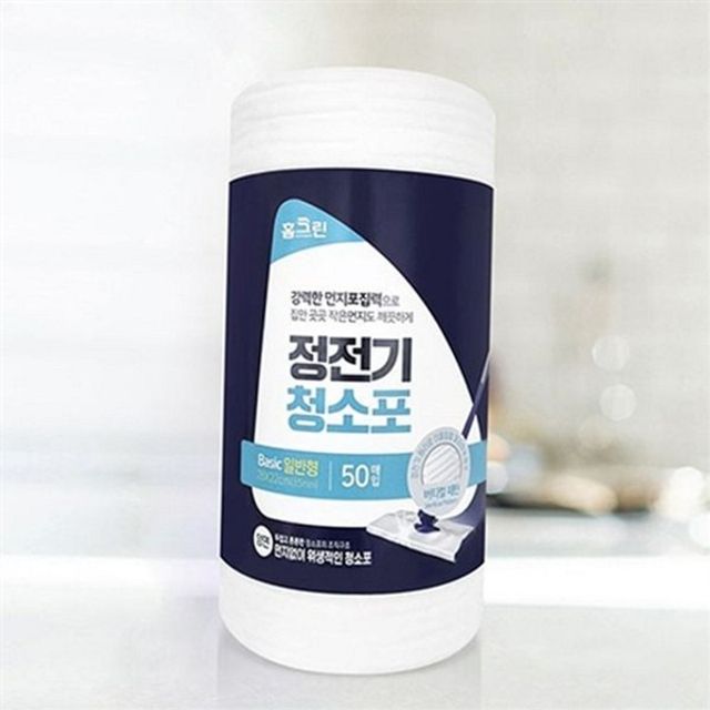 일회용 정전기 청소포 물걸레 청소용 청소포 미세먼지 건식 바닥 막대형