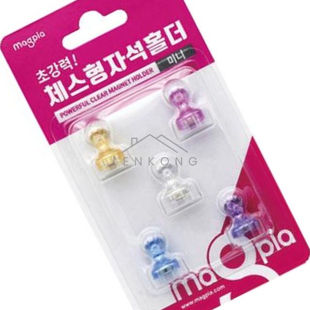 네오디뮴 칠판자석 투명자석홀더 체스형 MNMH 12 12Φ