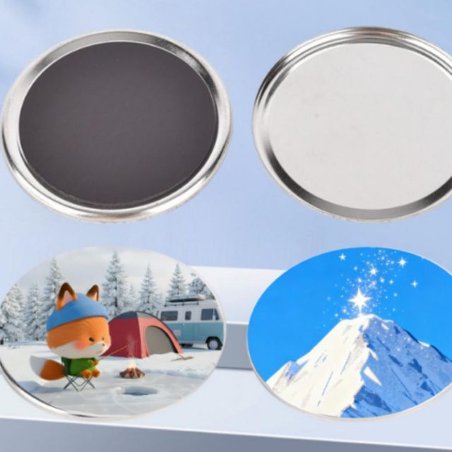 거울형 DIY 원형 100개입 만들기 핀버튼 58MM 메탈