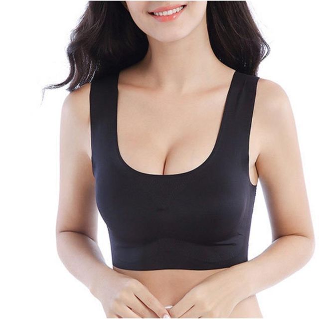3색 1개 U넥 노와이어 심리스 입는브라 패드브라 스포