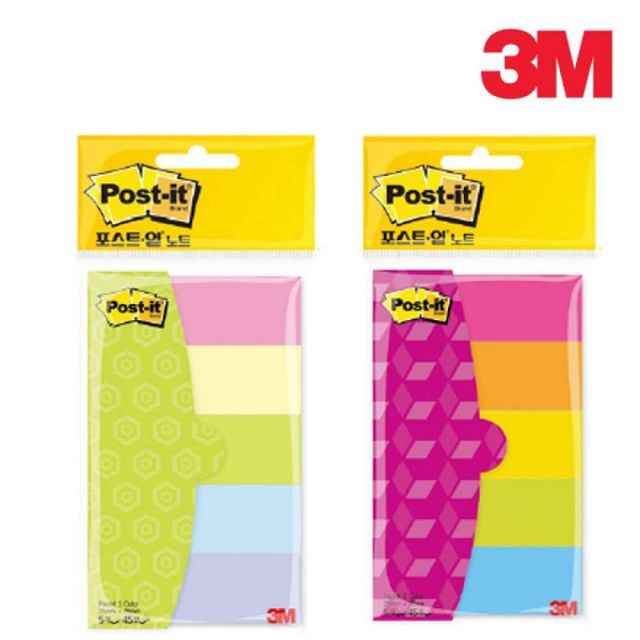3M 포스트잇 수첩식 노트 파스텔 형광