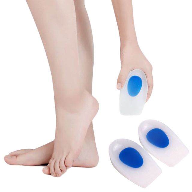 충격흡수 발바닥 기능성깔창 한쌍 실리콘 뒷꿈치 쿠션