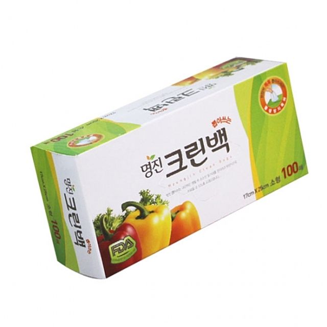 명진크린백 소 17x25cm 100매 소형 롤백 주방용품