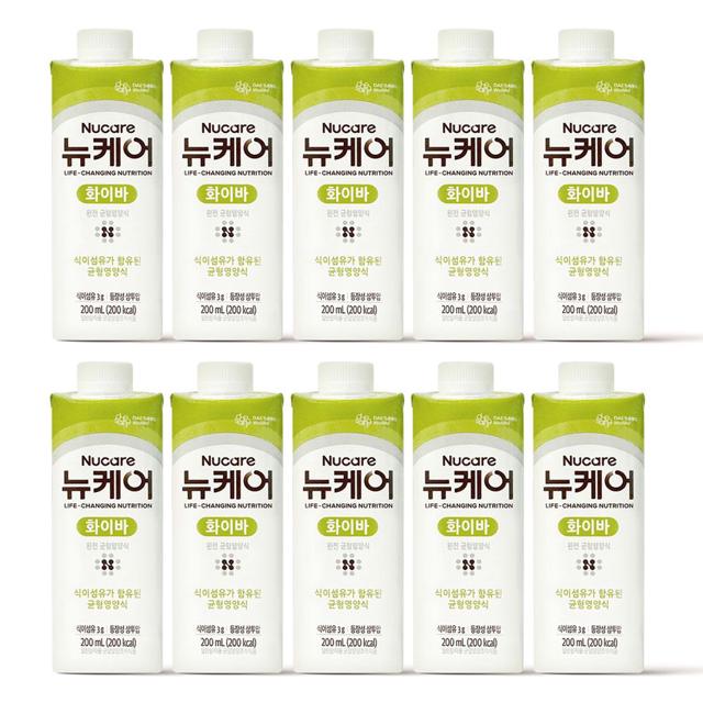 뉴케어 화이바 200ml 10캔