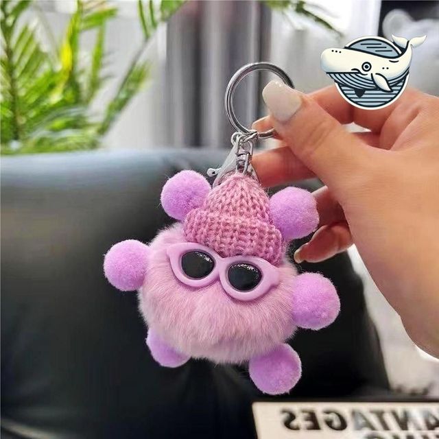 귀여운 아기 인형 키링 털달마시 인형 열쇠고리