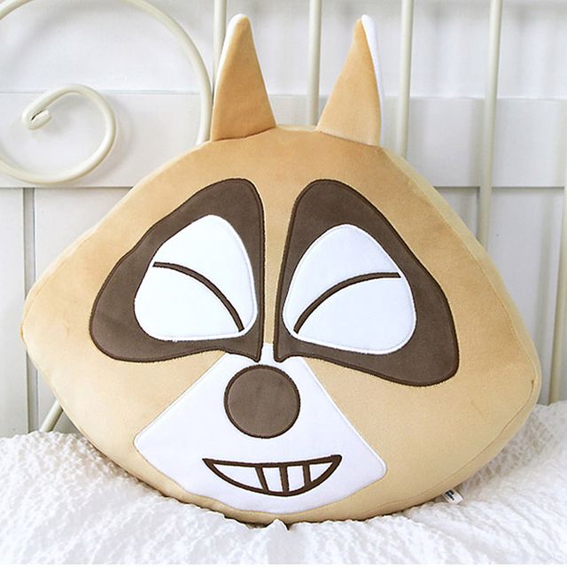 보노보노 숲 얼굴쿠션 (너부리) 캐릭터쿠션