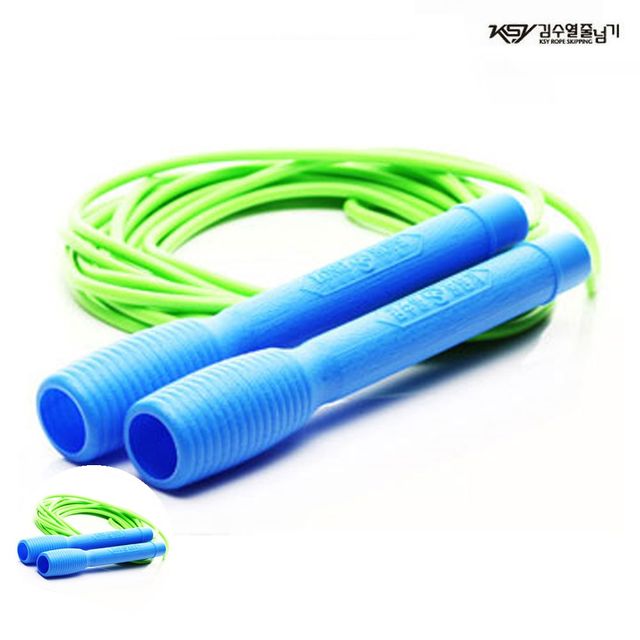 PVC줄넘기 줄넘기긴줄 연두색 PVC 긴줄넘기