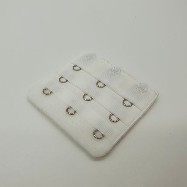 브라연장후크 3단 화이트 브라연장후크 브라연결후크