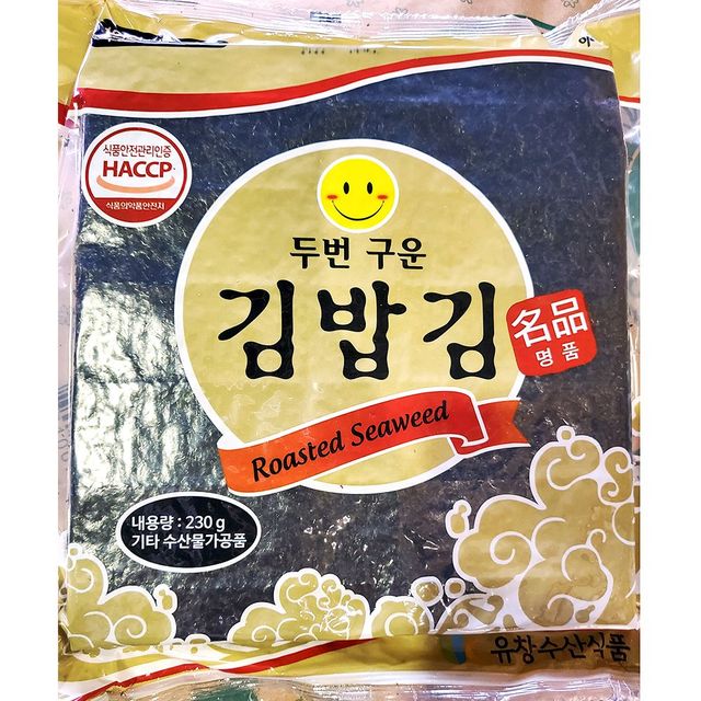 구운김밥김 유창 골드 230g x80개 업소 식당용 업소용