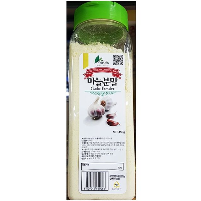 업소용 식당 식자재 이슬나라 혼합마늘가루 450g X12