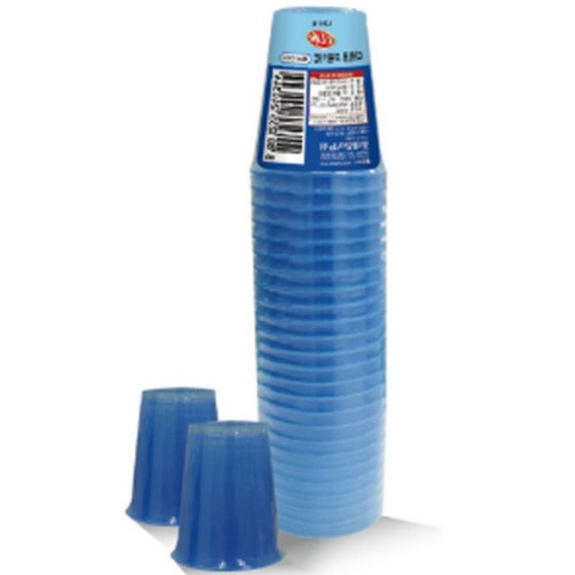 자판기컵 청색 190ml 25p PP컵 유아컵 캠핑컵