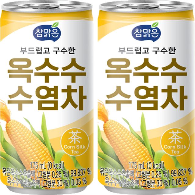 대일 참맑은 옥수수수염차 175ml x 60캔 대용량 세트