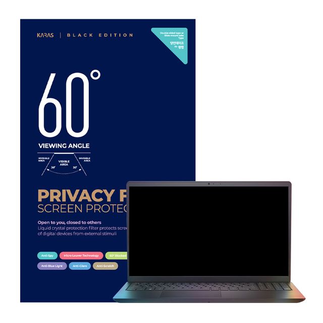 Dell 인스피론 15 DN3520 거치식 정보보호필터K - 프라이버시 보호