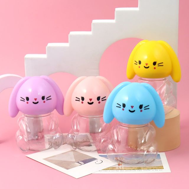 PVC용기 (손잡이 토끼얼굴과 몸통) 300ml (색상혼합)