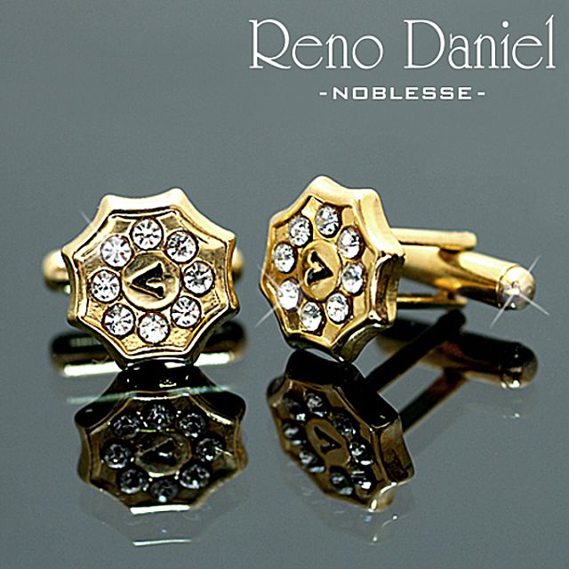 Reno Daniel 셔츠 카우스버튼 커프스링크 남성 커프스