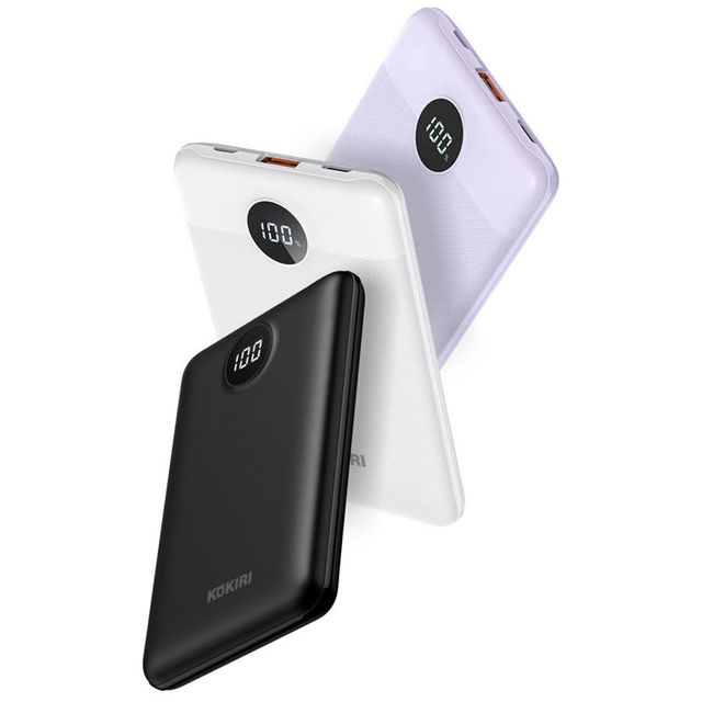 코끼리 미니 고속충전 LCD PD 22.5W C타입 USB 2포트 보조배터리 10000mAh
