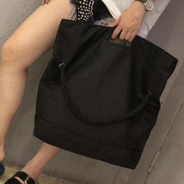 데일리 무지 블랙 숄더백 빅사이즈 토트백 캐주얼 가방