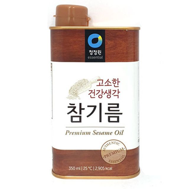 쿨샵 청정원 고소한 들기름 참기름 다양한요리350ml
