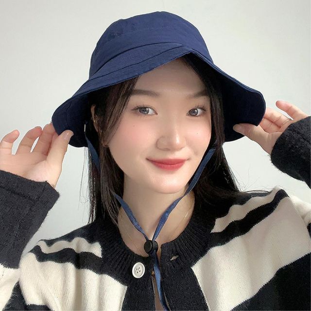 비타리토 여성 밴딩 버킷햇 네이비 벙거지모자
