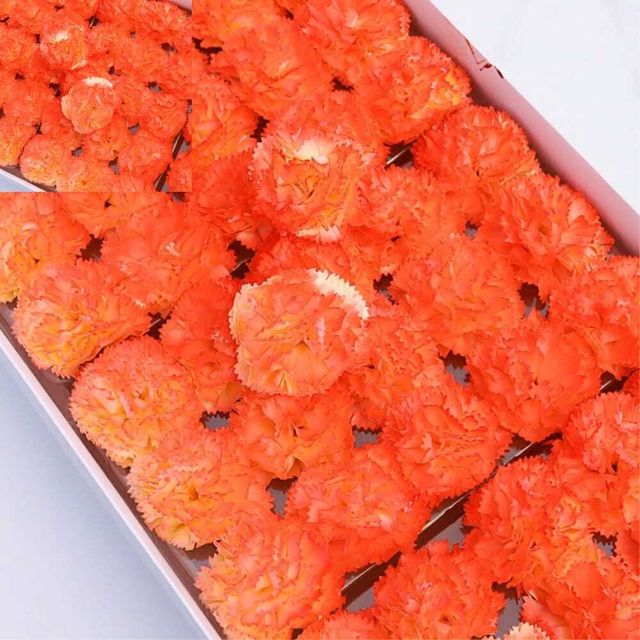 메시지카드 만들기재료 캐릭터종이 꾸미기사용 입체소품 카네이션비누꽃 비누꽃선물 카네이션비누 비누꽃50