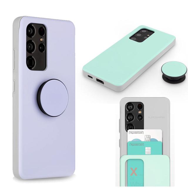 마카롱 갤럭시노트20 케이스 N981 카드범퍼 2장