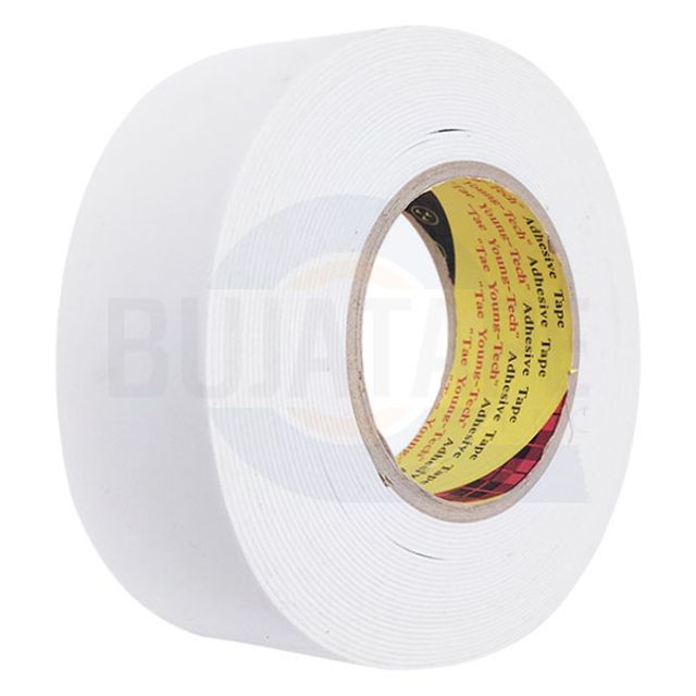태영 EVA 백색 폼양면 테이프 1T x 50mm x 10M