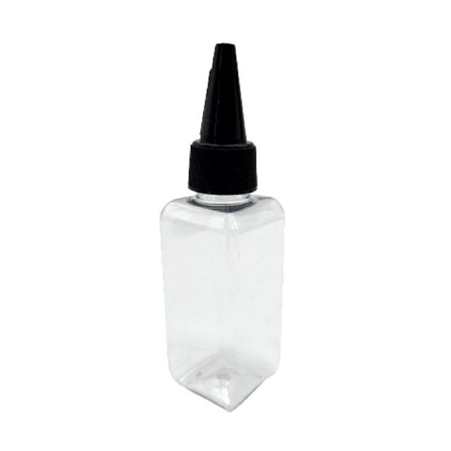사각 블랙 뾰족캡 소분 공병 50ml