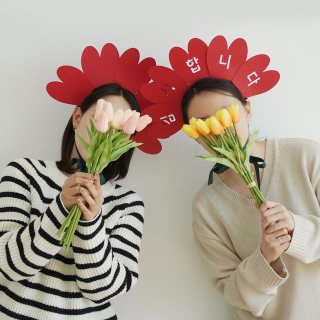 인간 카네이션 머리띠 만들기 DIY 키트