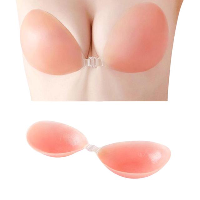 에마블르 볼륨업 실리콘 누드브라 3D 입체 실리콘 스