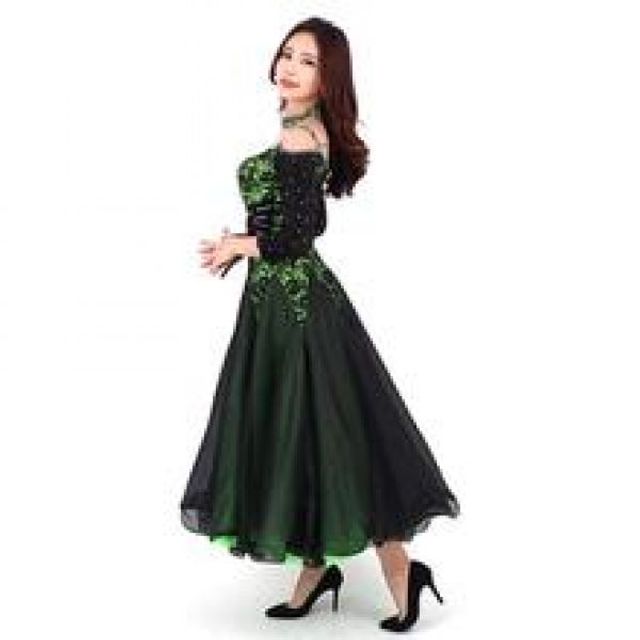 MDSET400 탑 모던드레스 여성 시즌 술 테마 성인 여성 탱고 모던댄스 원피스 스팽글 슈트 프린지 삼바