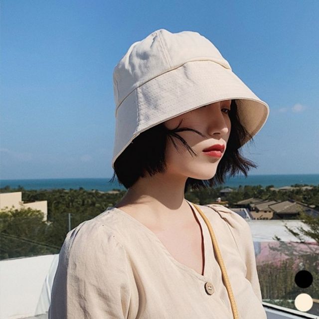 예쁜 여자 버킷햇 모자 여름 벙거지 루즈핏 벙거지