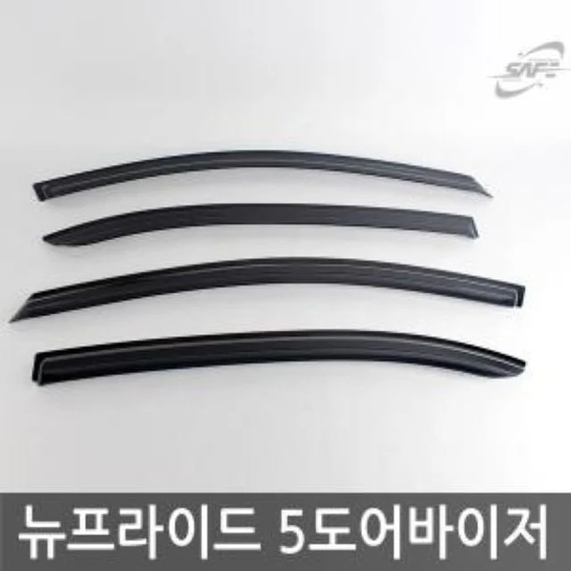 뉴프라이드 5도어 (05 LED유) 스모그 윈도우 바이저