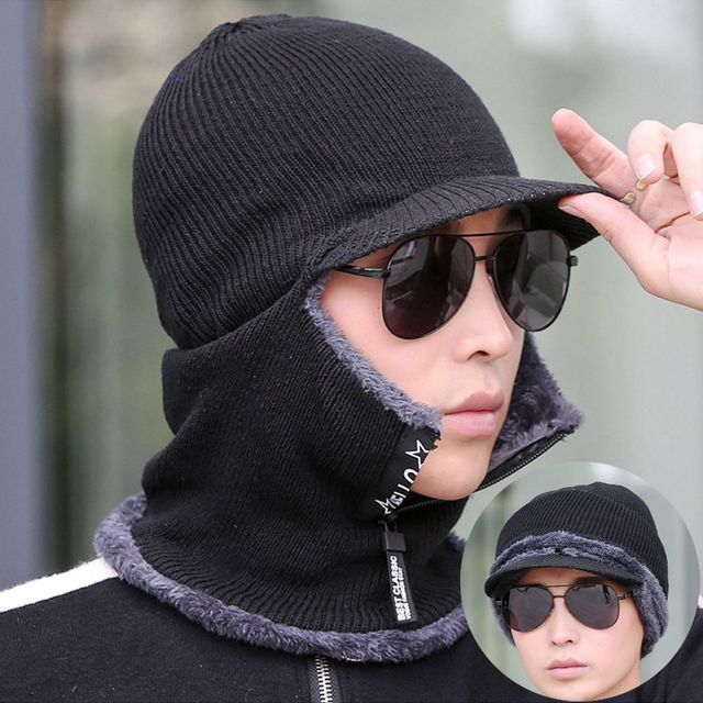 귀달이 보온 방한모 니트 남성 겨울 모자 귀도