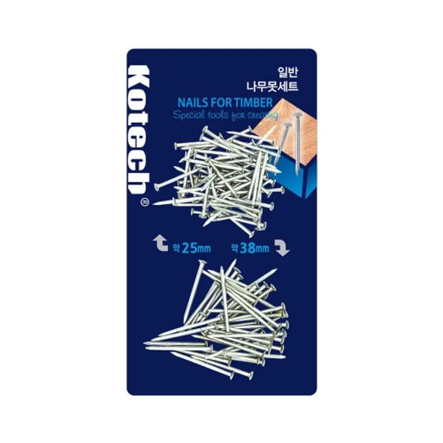 혜명몰 코텍 나무못세트 (25/38mm) K-9110 - 개 (1개입) 목재DIY 못박는공구 공구세트 목재고정 목공작업