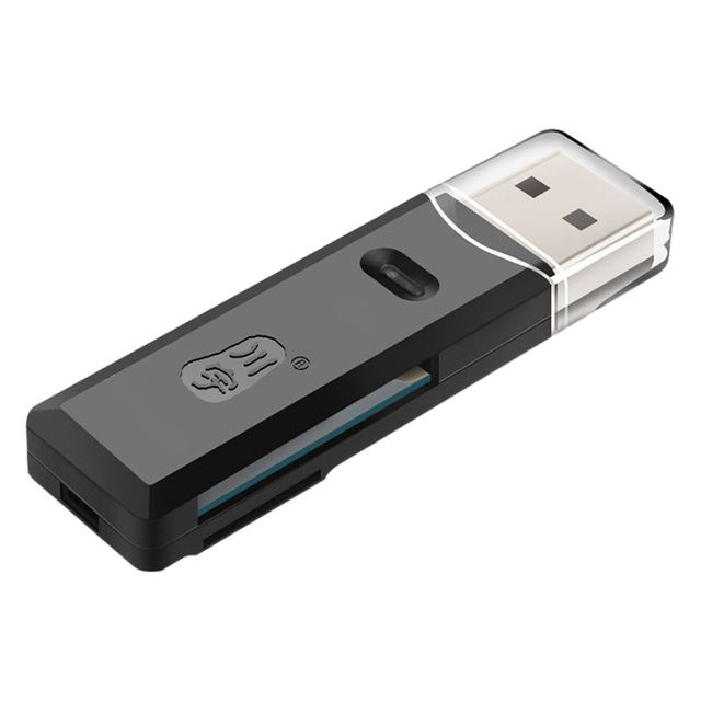Chuanyu C296 2 대 1 카드 리더 컴퓨터 USB2.0 듀얼
